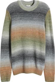 Brax Buddy Crewneck Long Sleeve Knit Virgin Wool Blend T-Shirt