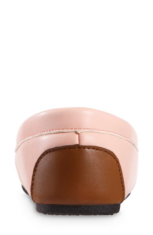 Isotoner Vivienne Faux Fur Lined Loafer In Pink
