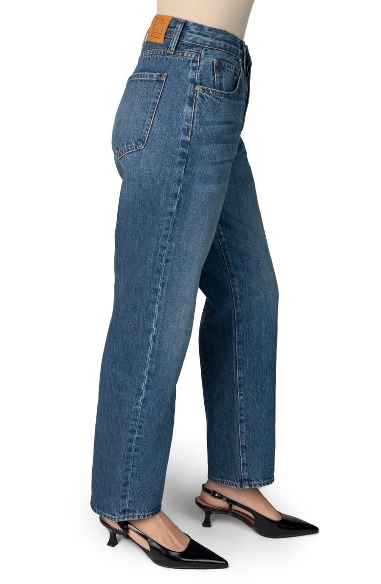 Nelle Atelier The Claire Petite Boyfriend Jean, Alternate, color, Sapphire