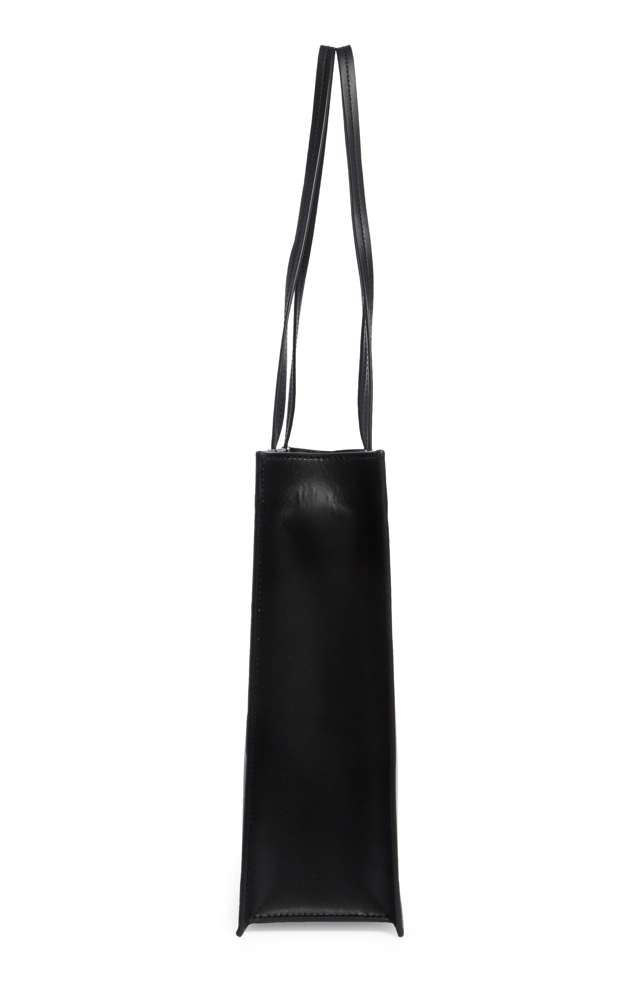 Adina East/West Tote Bag, Alternate, color, BLACK