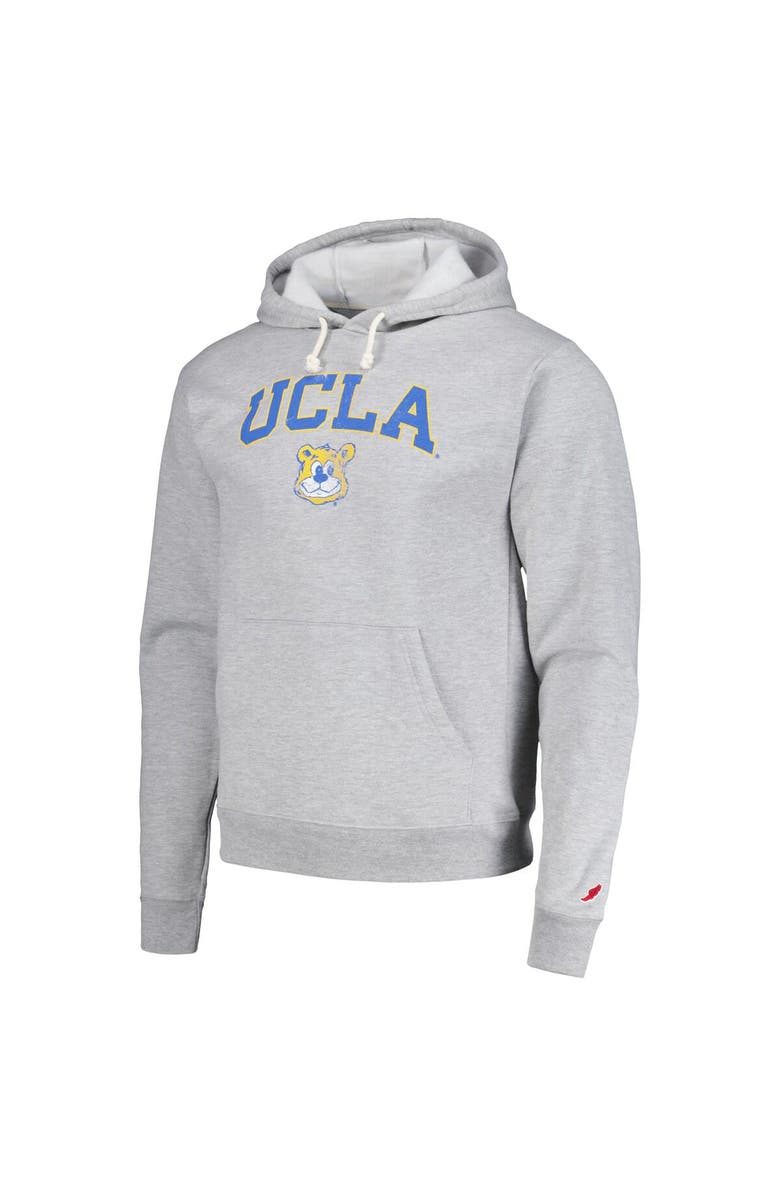 LEAGUE COLLEGIATE WEAR Men's League Collegiate Wear Heather Gray UCLA Bruins Tall Arch Essential Pullover Hoodie, Alternate, color, Heather Gray