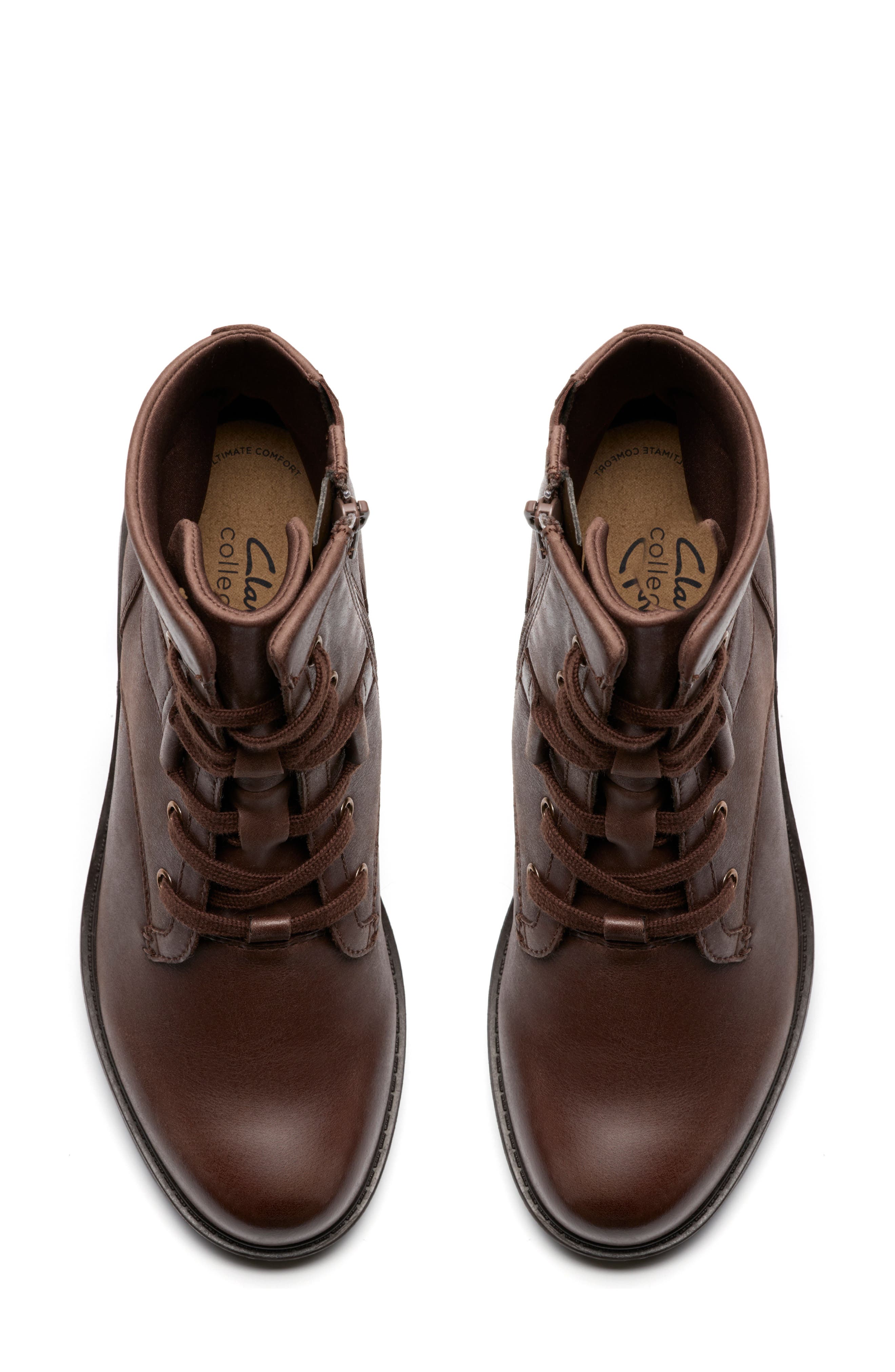 Hearth Parker Boot, Alternate, color, BROWN LEATHER