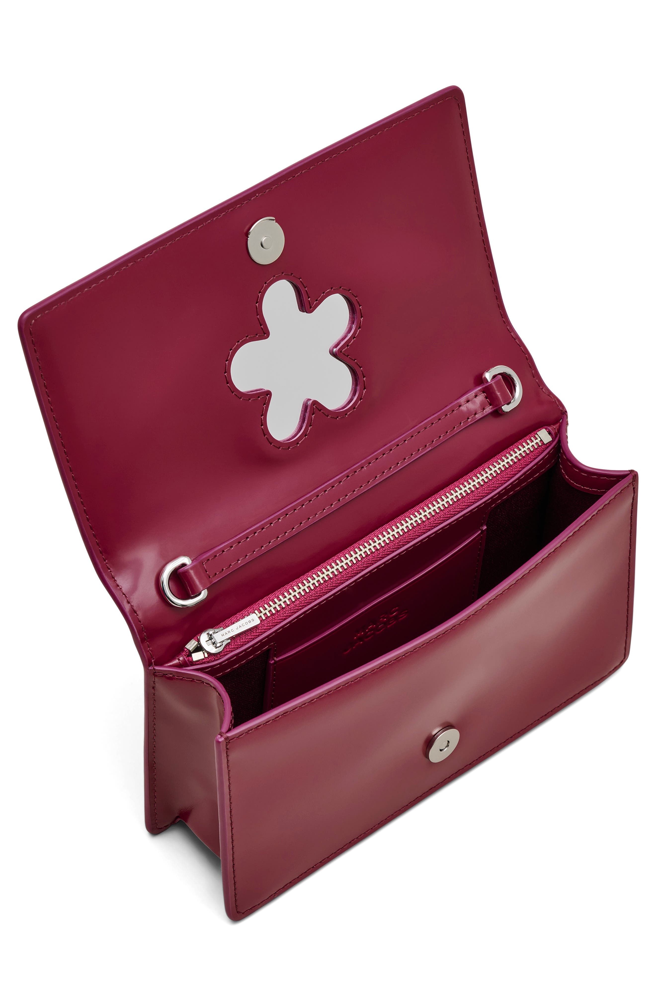 The Glam Mirror Mini Bag, Alternate, color, LIPGLOSS PINK