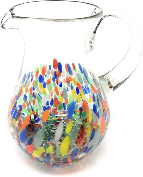 Confetti Carmen Design Glass Pitcher