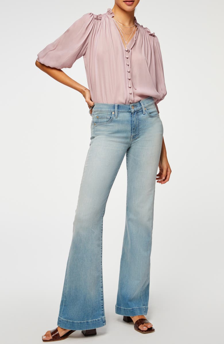 7 For All Mankind Dojo Flare Leg Jeans, Alternate, color, 