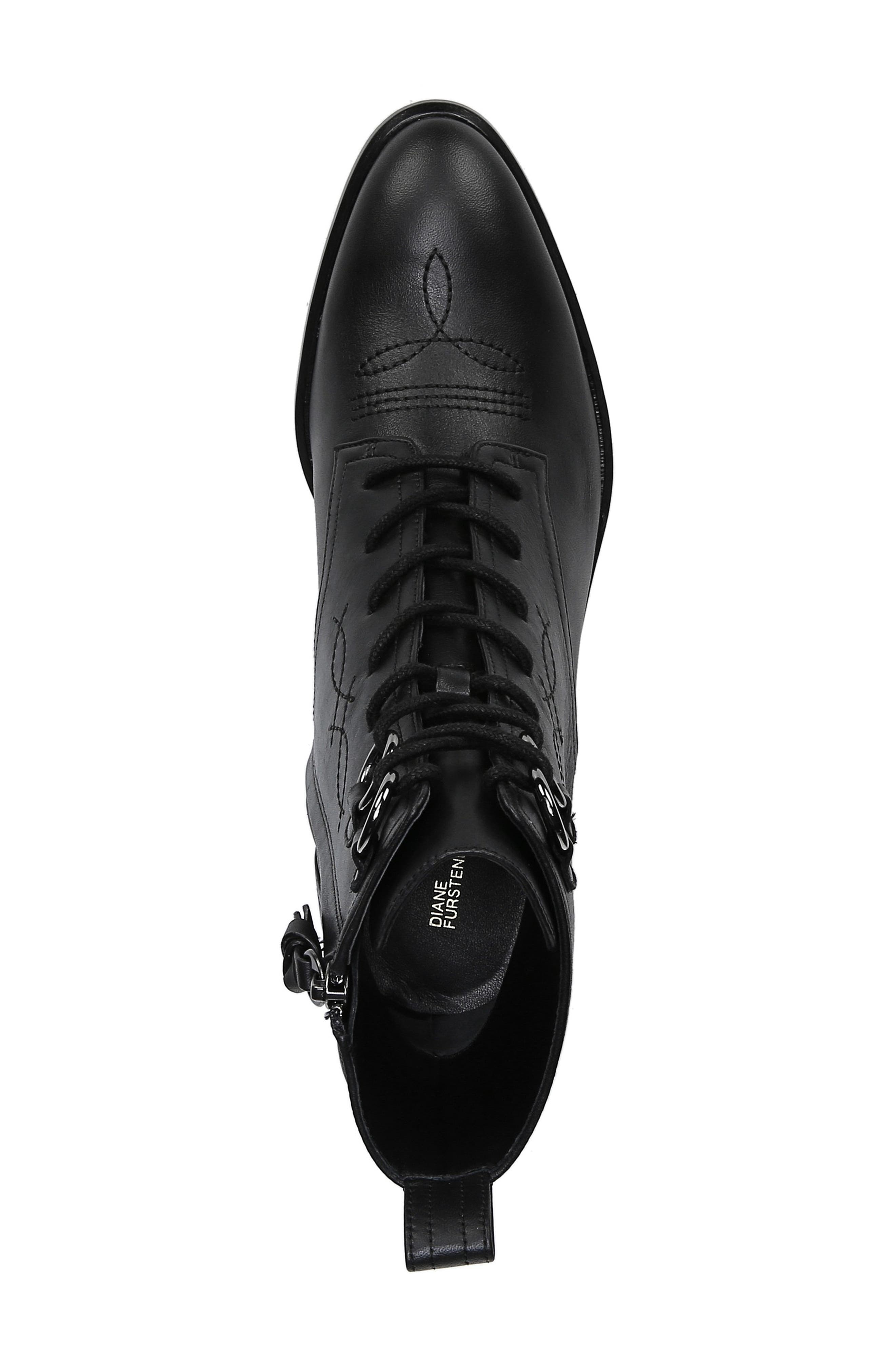 Diane von Furstenberg Dakota Lace-Up Bootie, Alternate, color, 