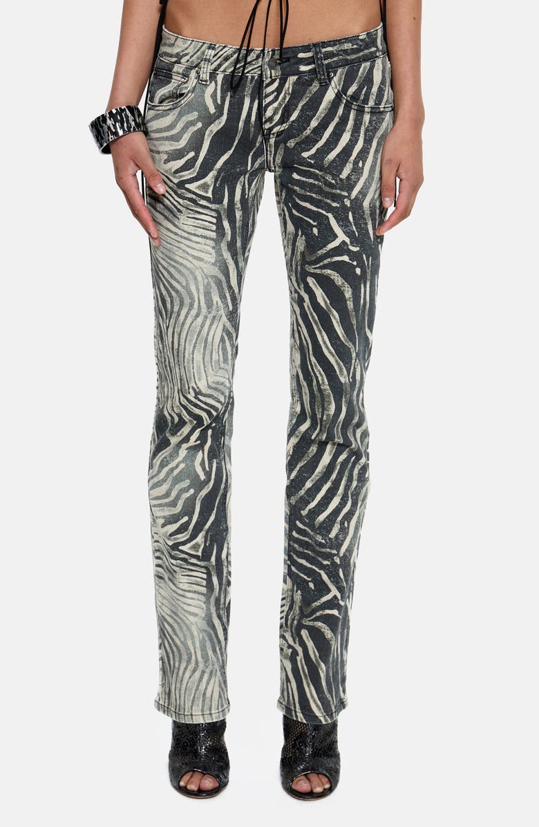 JADED LONDON Cooper Bootcut Jeans, Main, color, Zebra
