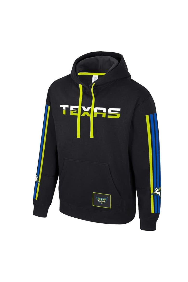 Unisex Stadium Essentials  Black Dallas Wings City Star Rebel Edition Pullover Hoodie, Alternate, color, Black