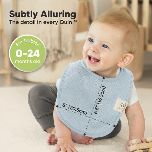 Keababies 8-pack Quin Drool Bibs In Moor