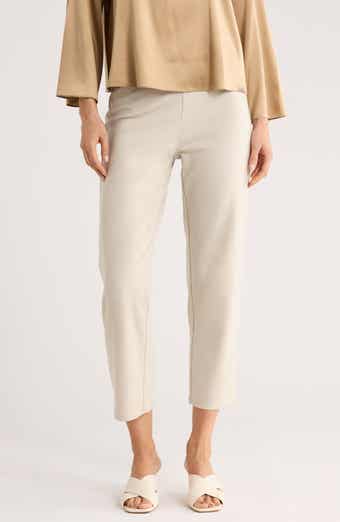 Eileen Fisher Ponte Ankle Straight Leg Pants
