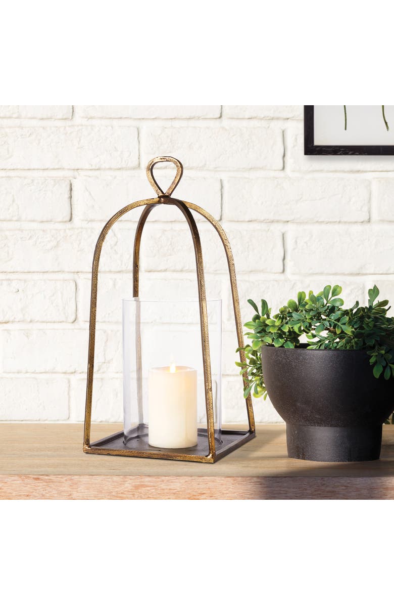 Napa Home & Garden Celia Hurricane Large, Alternate, color, Gold