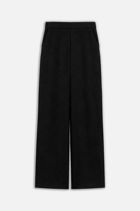Fluid Wide Leg Trousers