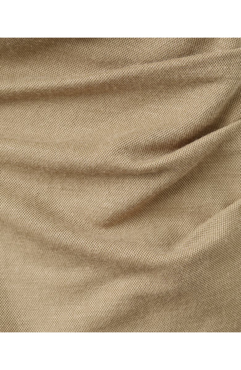 MANGO Ruched Faux Wrap Top, Alternate, color, 