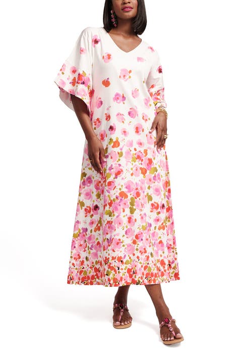 Fin and Tonic Maxi Dress Pocket Full of Posies