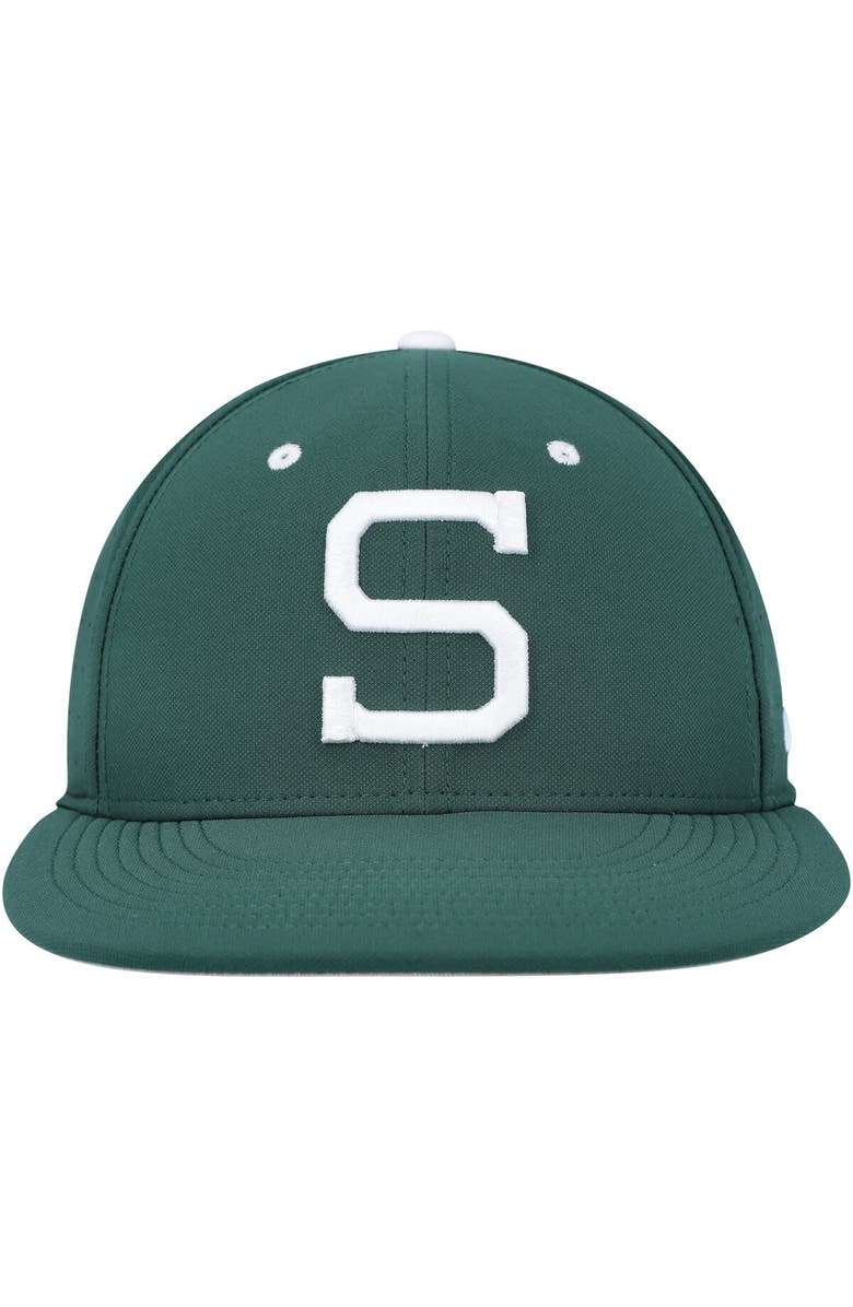 Nike Men's Nike Green Michigan State Spartans Aero True Baseball Performance Fitted Hat, Alternate, color, 