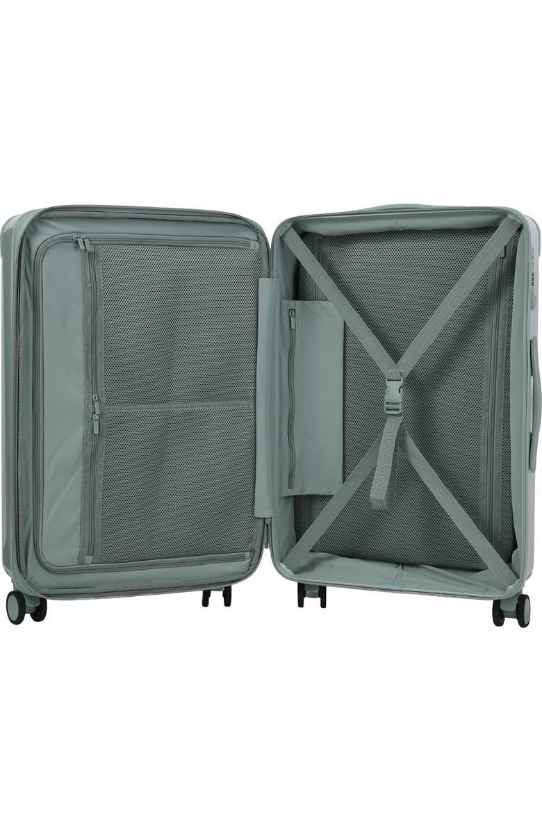 Hedgren Nostos Glossy Medium Spinner Suitcase, Alternate, color, Laguna