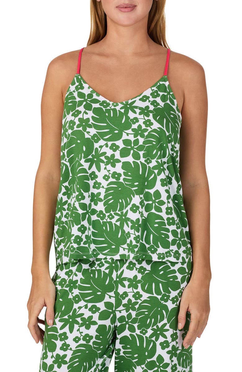 Kate Spade New York print crop pajamas, Alternate, color, 