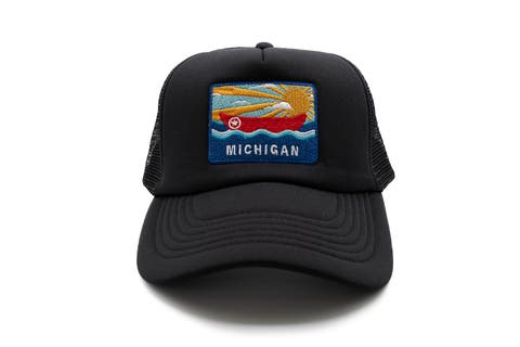 Michigan Postcard Trucker Hat