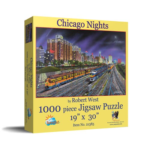 Chicago Nights 1000 piece Jigsaw Puzzle for Adults