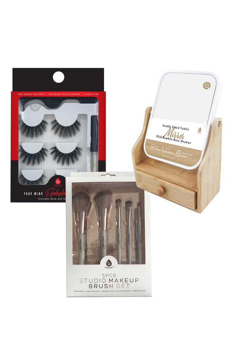 Glamour Essentials Bundle 3 piece set, Main, color, Beige