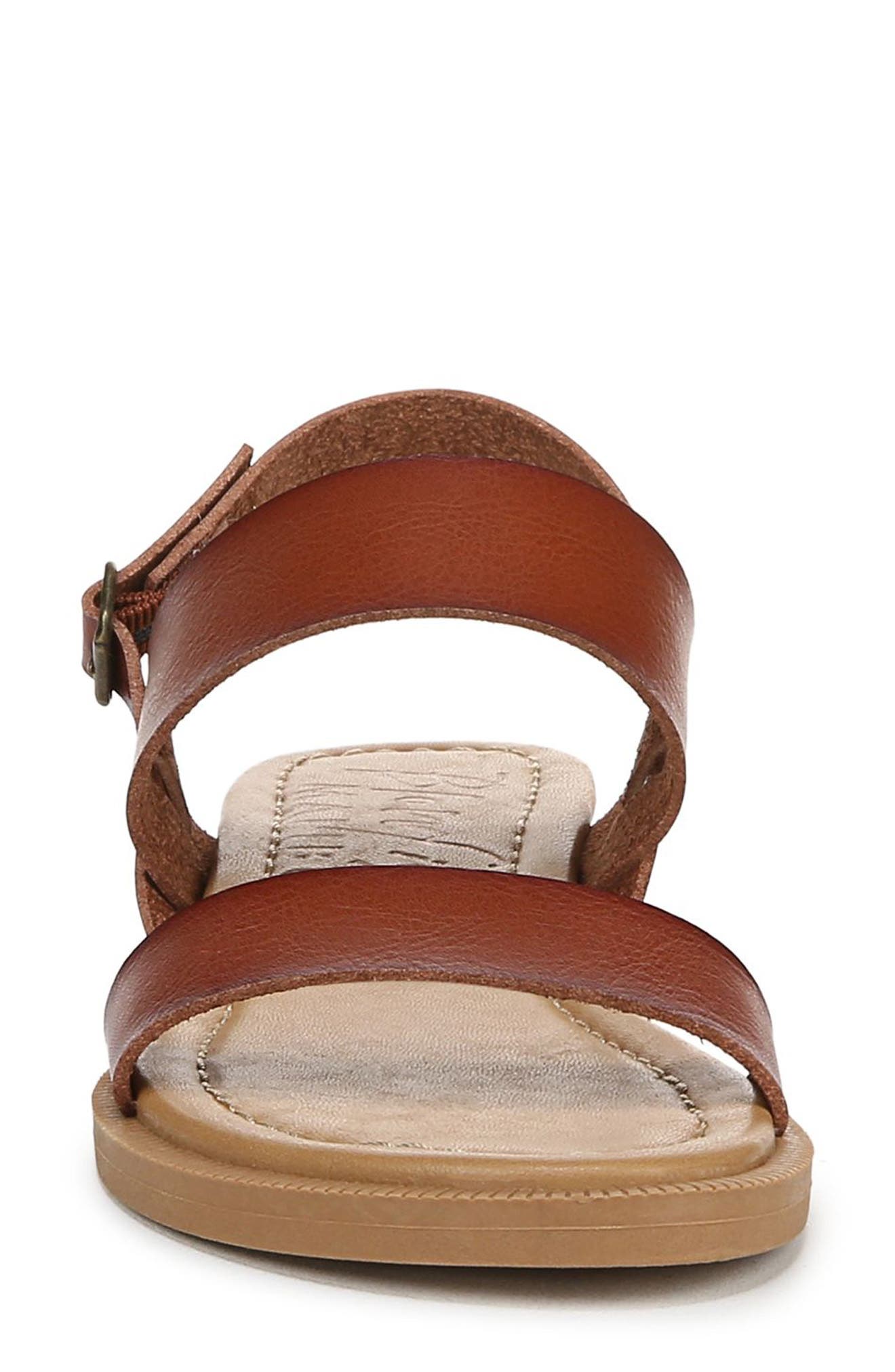 Arcadia Wedge Sandal, Alternate, color, SCOTCH BROWN FAUX LEATHER