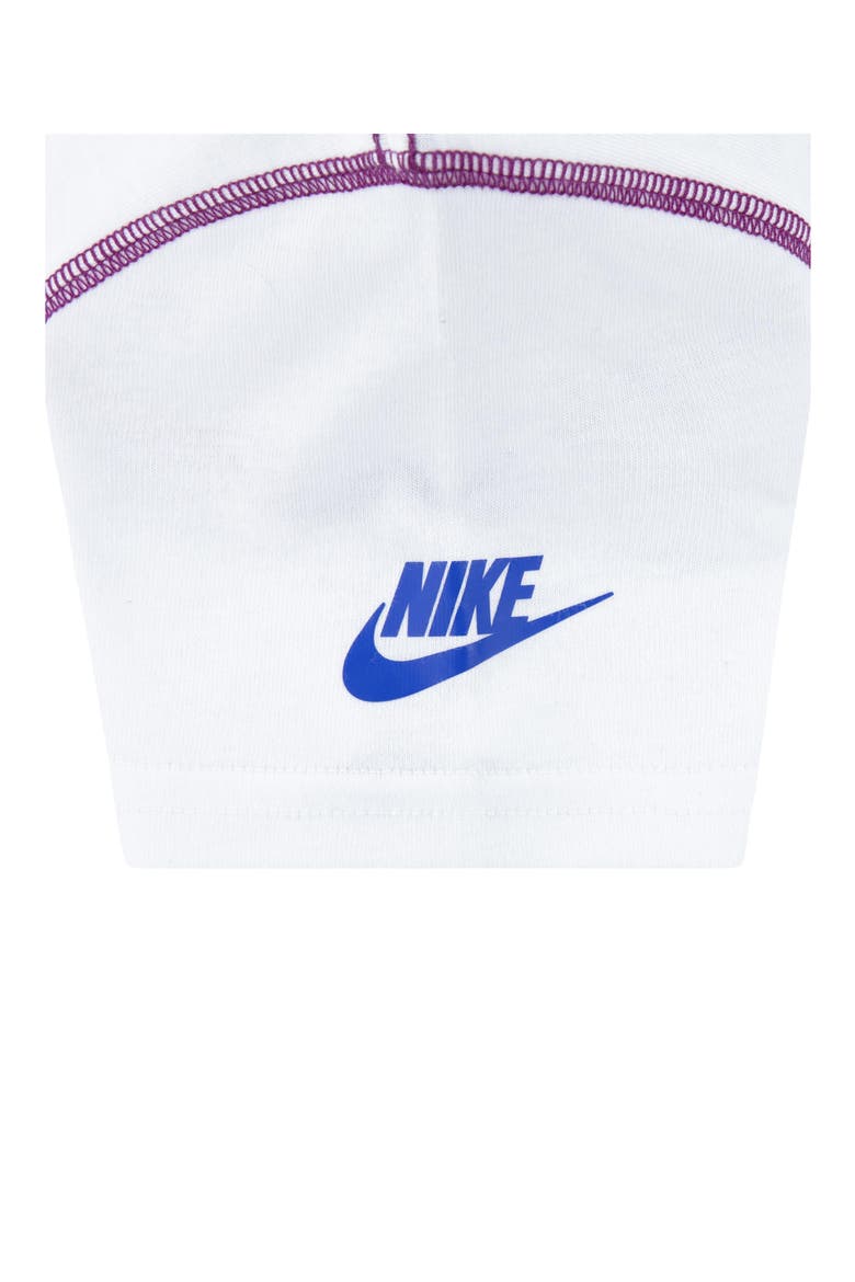Kids' Swoosh Graphic T-Shirt & Knit Cargo Shorts Set, Alternate, color, ASHEN SLATE
