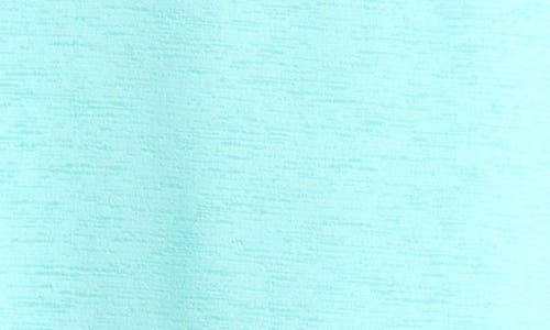 Shop Zella Girl Kids' Breezy Split Handkerchief Hem Top In Teal Tint