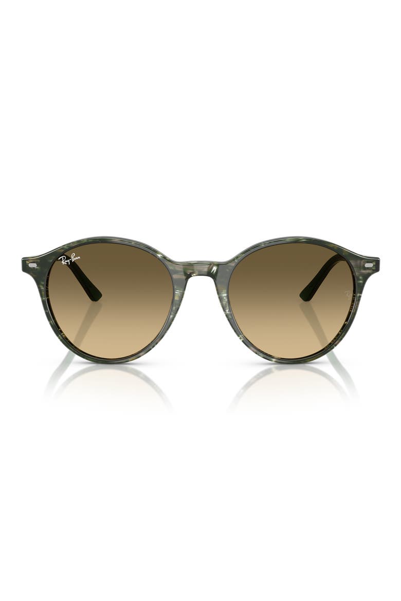 Bernard 51mm Gradient Phantos Sunglasses, Main, color, GREEN/ BROWN