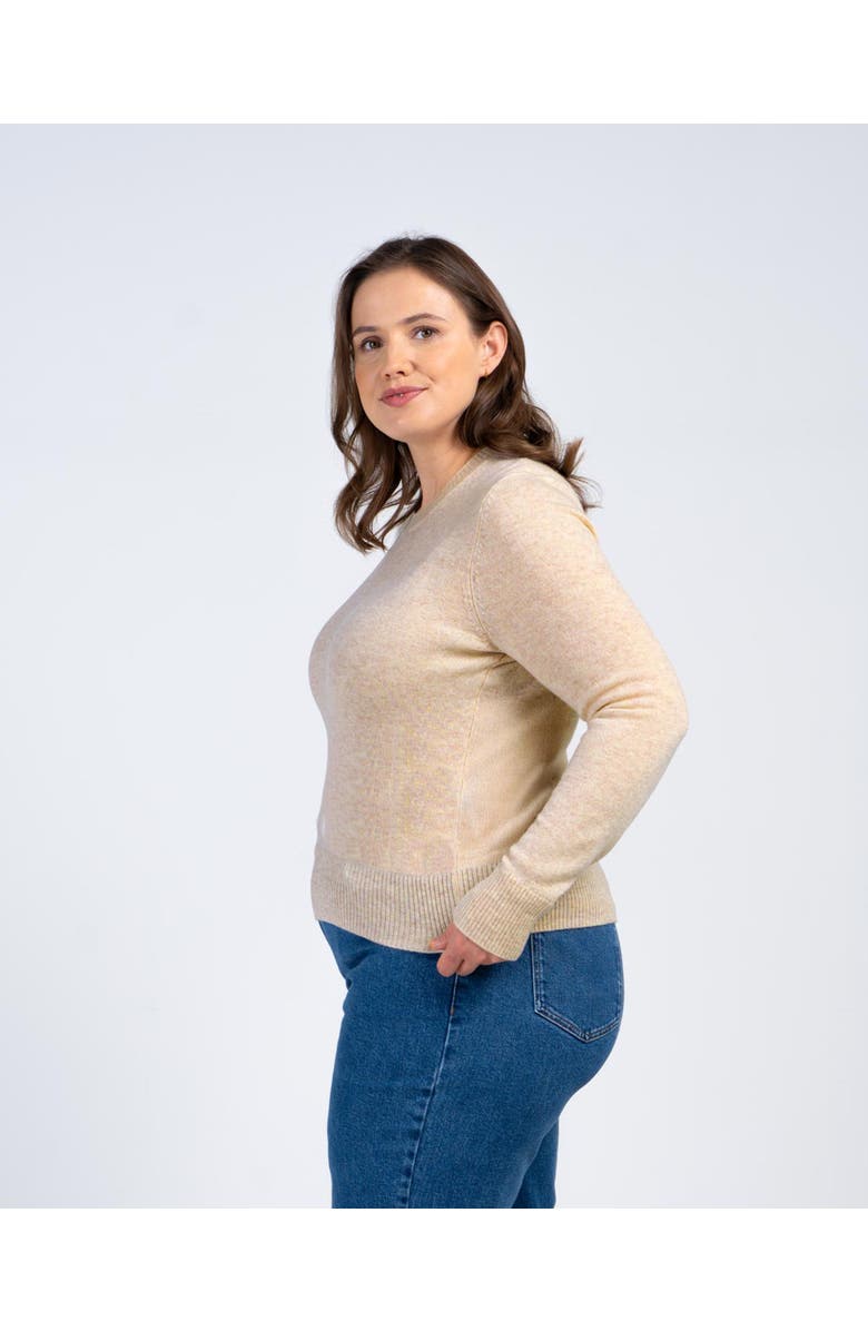 Kettlewell Cashmere Merino Blend Sweater, Alternate, color, Biscotti Marl