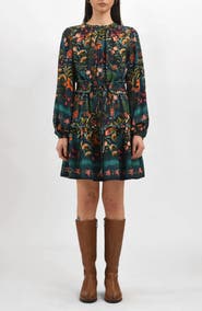 Celina Moon Starlight Long Sleeve Minidress