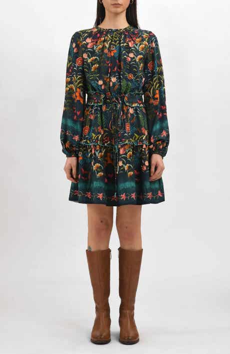 Celina Moon Starlight Long Sleeve Minidress