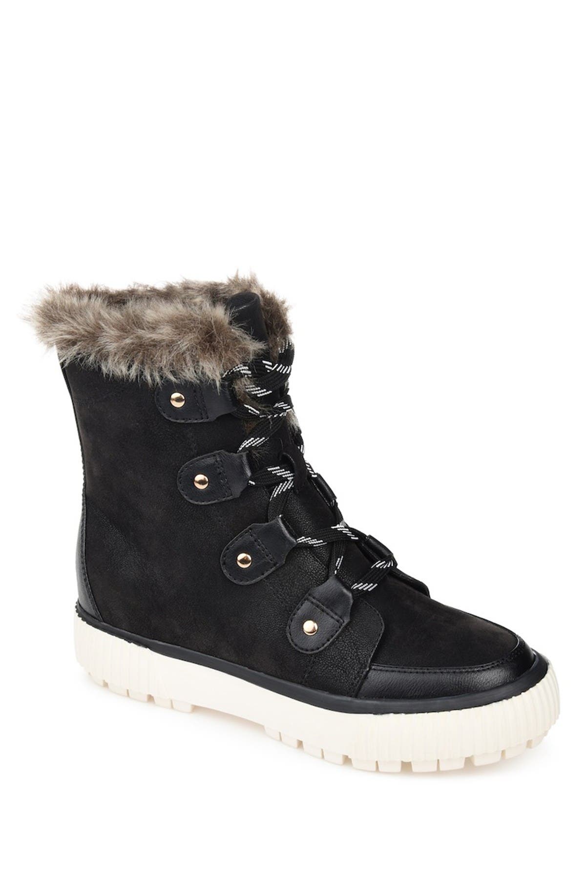 Journee Collection Glacier Boot, Main, color, Black