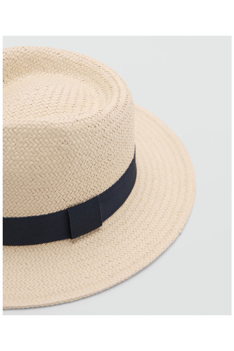 Straw Fedora, Alternate, color, ECRU