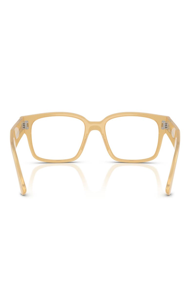 53mm Square Optical Glasses, Alternate, color, BEIGE