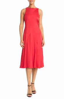 Paneled Midi Dress