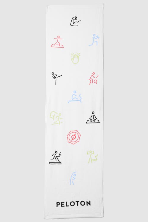 Peloton Sweat Towel Set In White