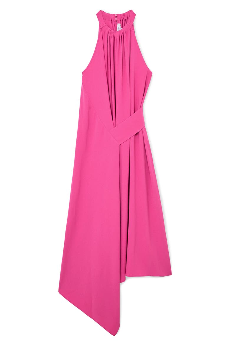 Maeve Sleeveless Asymmetric Midi Dress, Alternate, color, RASPBERRY PINK