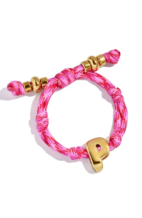 Knotty Initial Bracelet