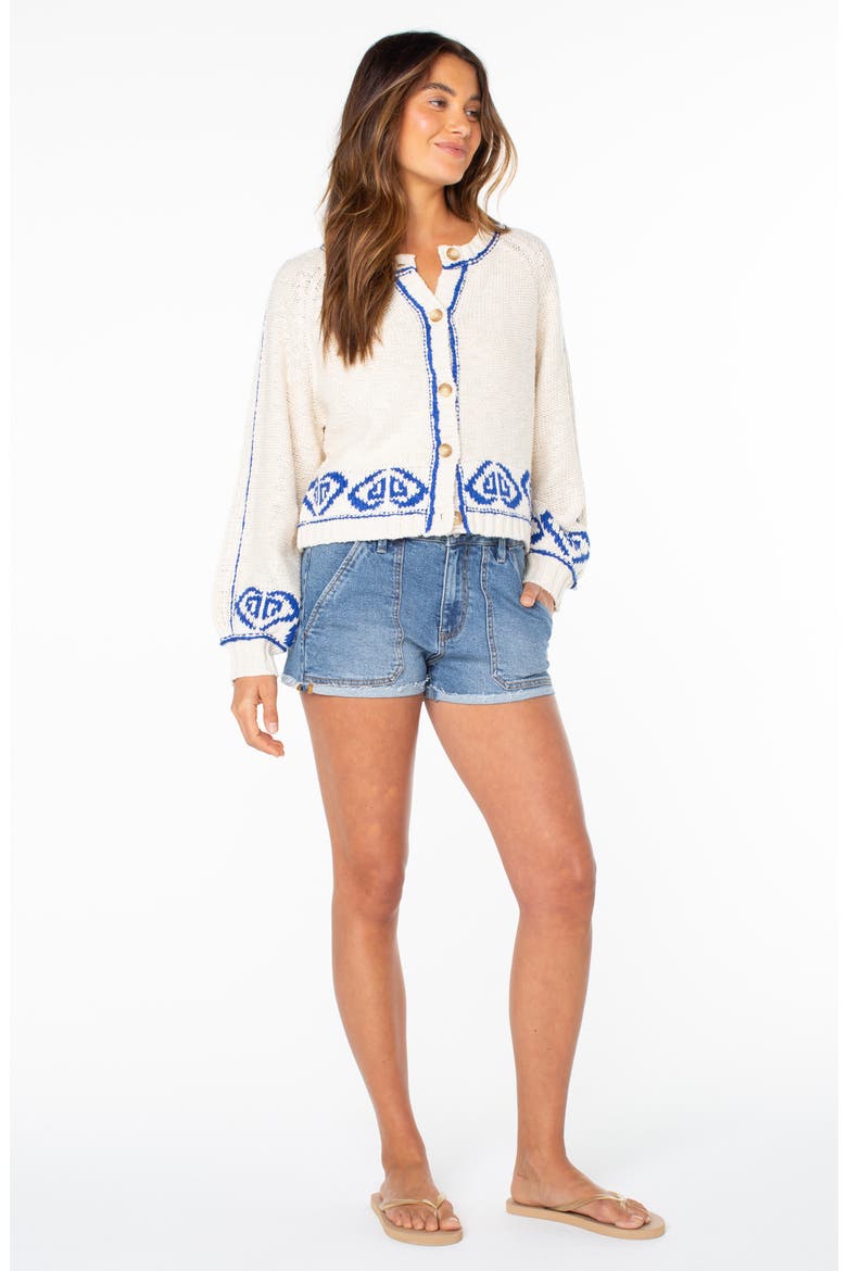 Jovie Cotton Blend Cardigan, Alternate, color, DEW