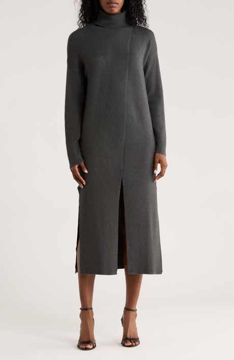 BY DESIGN Brenda Turtleneck Maxi Dress