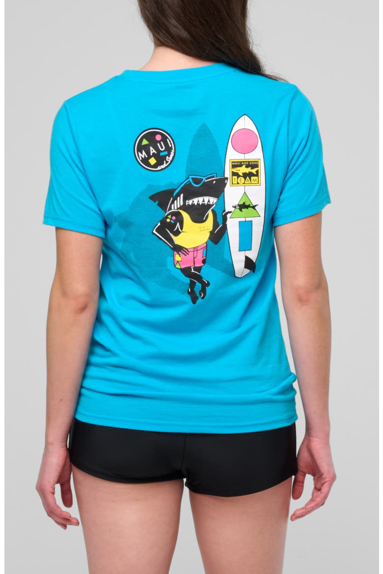 Arnold Sharkley Graphic T-Shirt, Alternate, color, NEON BLUE