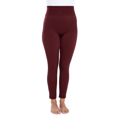 Fleece Lined Leggings - 4" Waistband