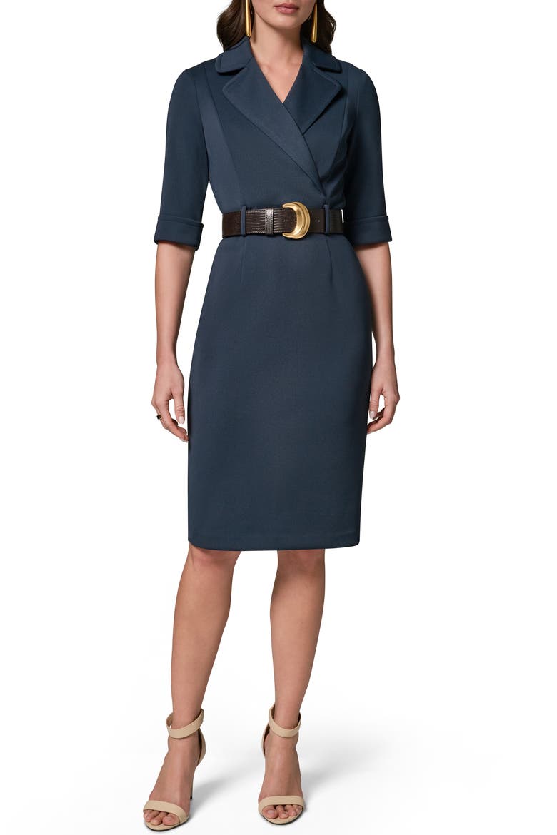 donna karan navy blue dress Women's Blazer in Nightfall Blue, Size 10 Shoe size:US 8 / EU 41