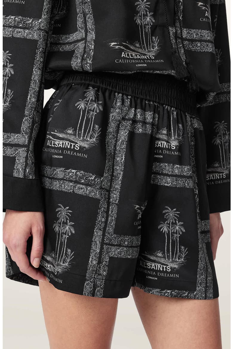 Lettie Shorts, Alternate, color, WAIMEA BLACK