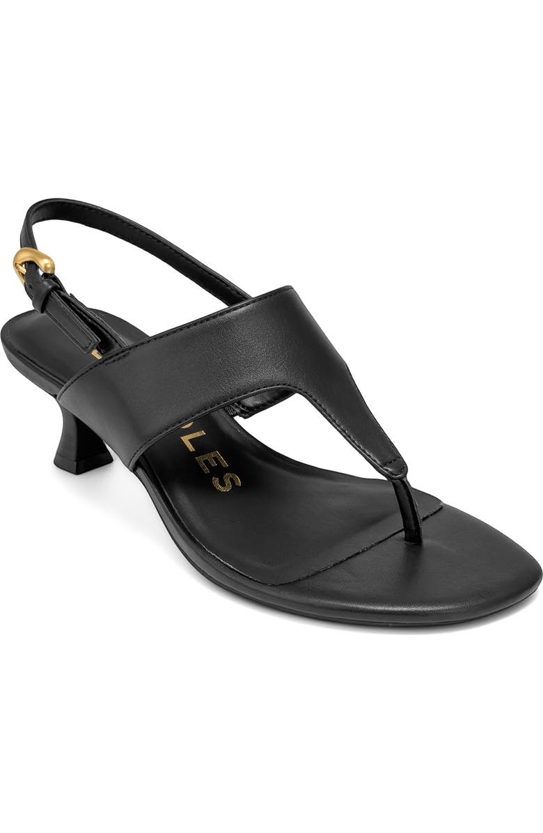 Aerosoles Kora Slingback Sandal, Main, color, Black Fx Nappa