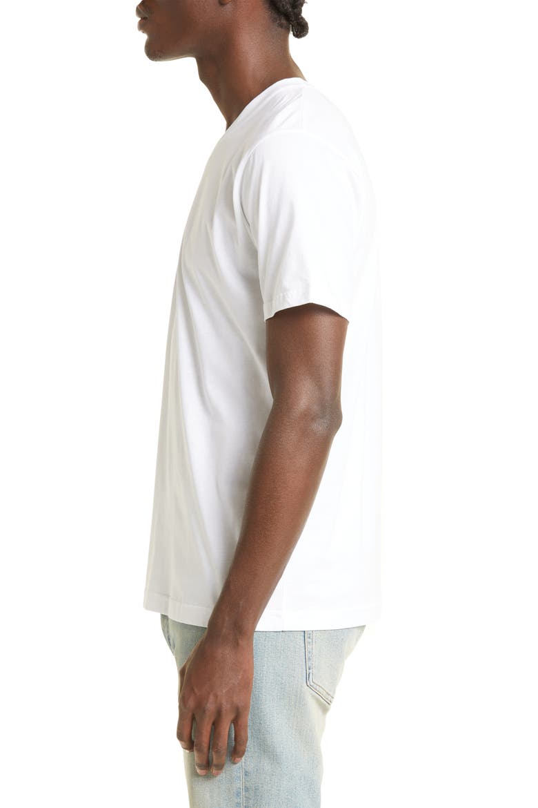 V-Neck T-Shirt, Alternate, color, WHITE