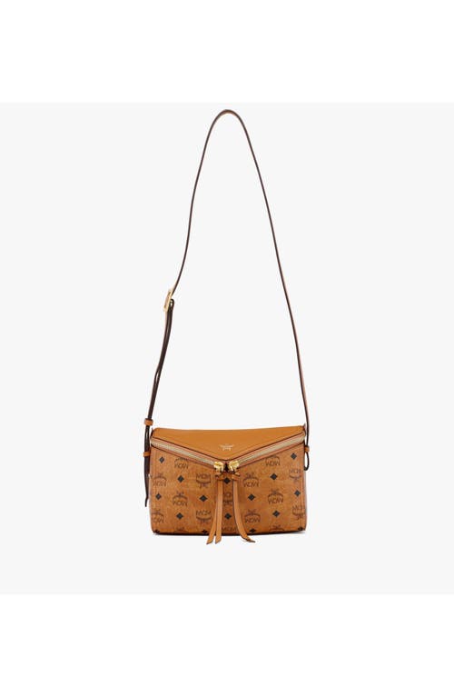 Mcm Diamant 3d Shoulder Bag In Brown