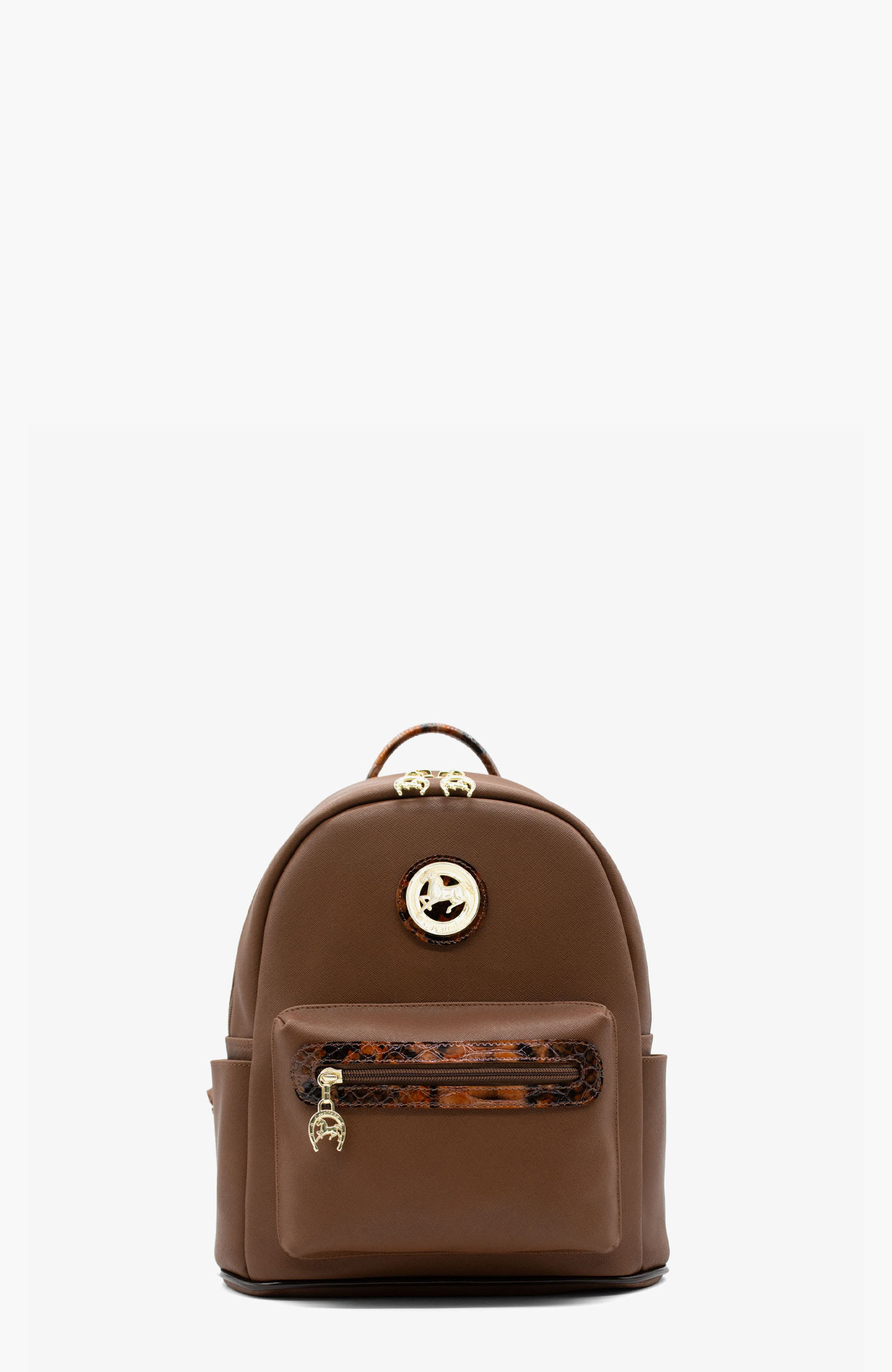 Cherry Blossom Backpack 392, Main, color, Camel Brown