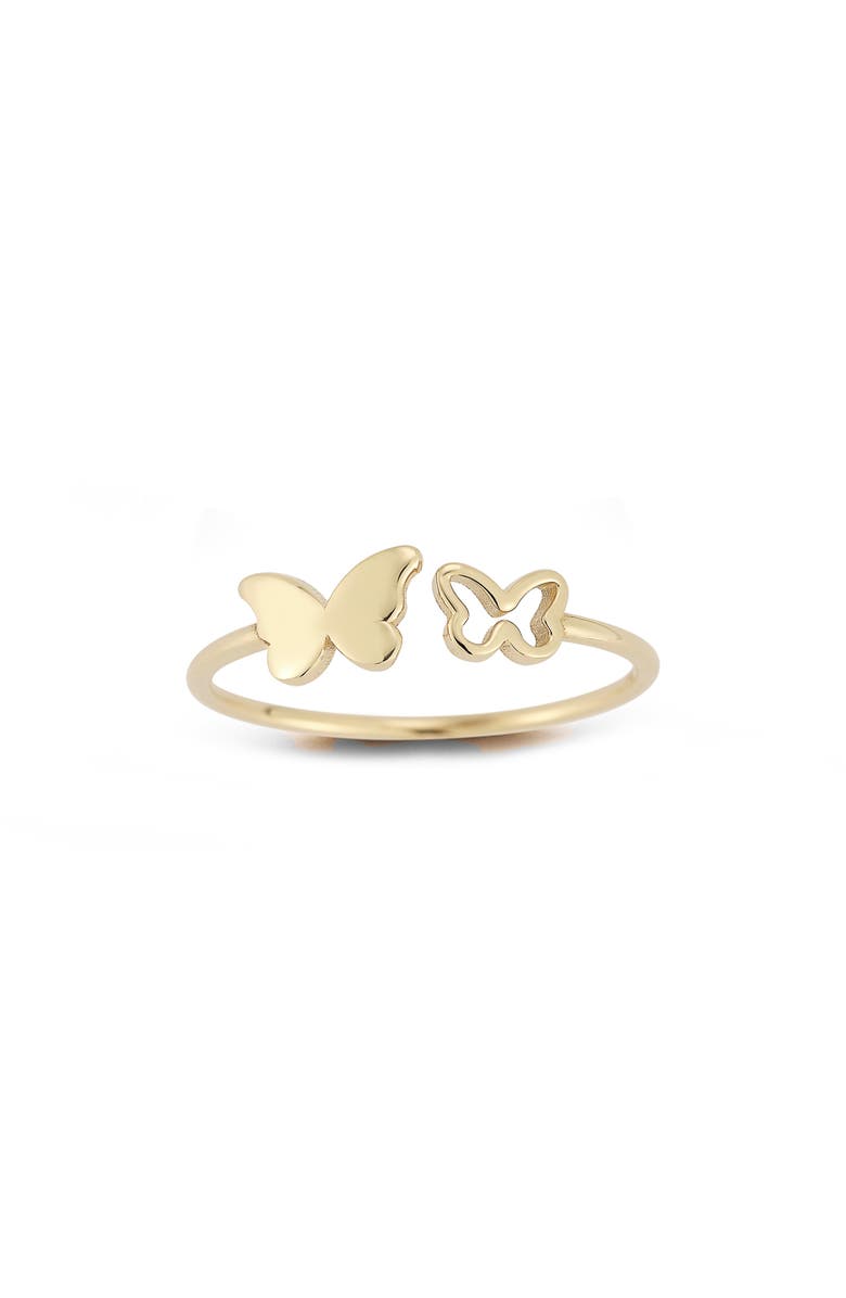 Ember Fine Jewelry Butterfly Ring, Main, color, Gold