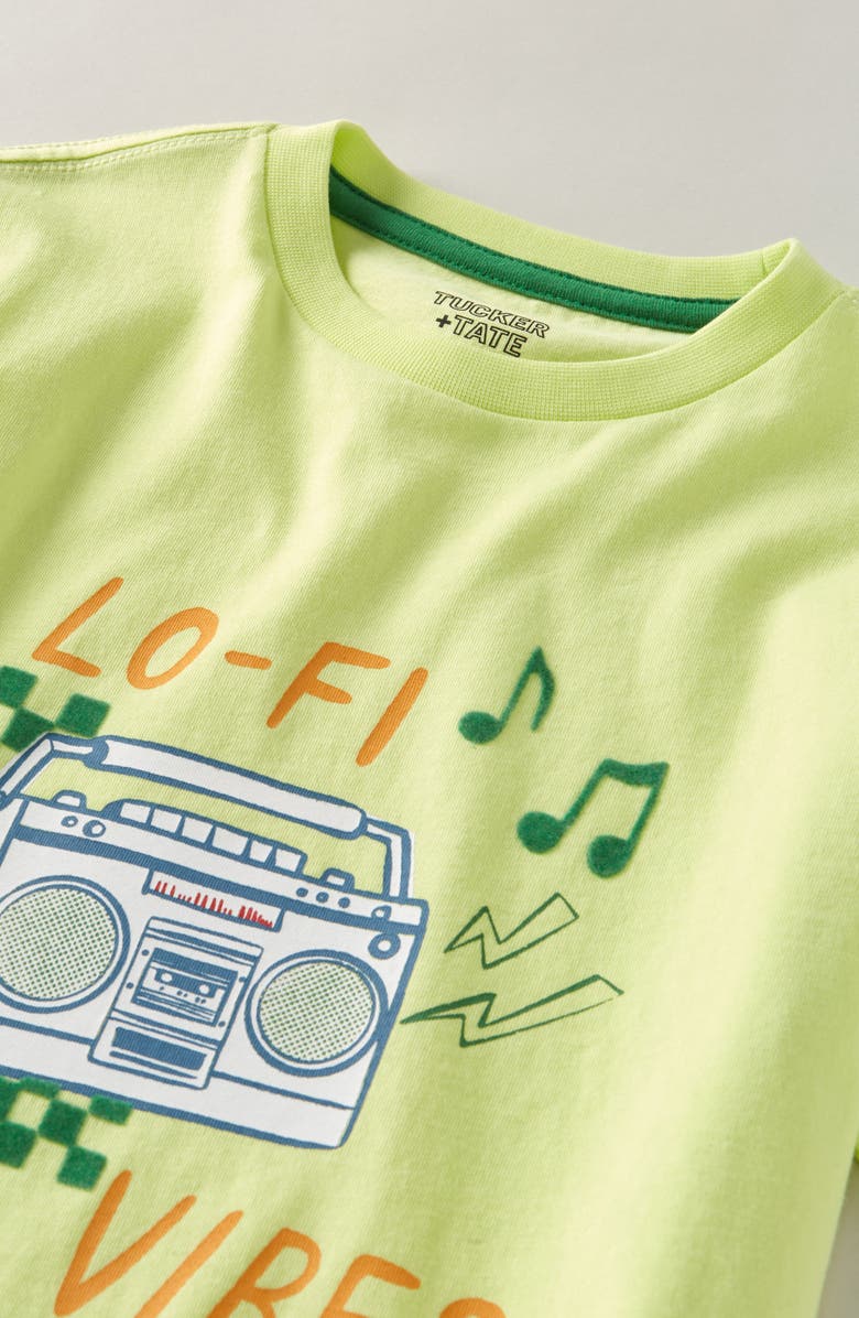 Tucker + Tate Kids' Graphic T-Shirt, Alternate, color, Green Beam Low-Fi Vibes Stereo